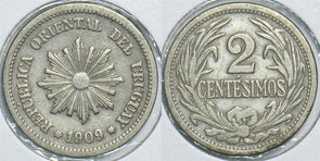 Uruguay 1909 2 Centesimos 198483 combine shipping