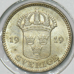 Sweden 1919 25 Ore 197068 combine shipping