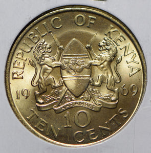 Kenya 1969 10 Cents  901121 combine shipping