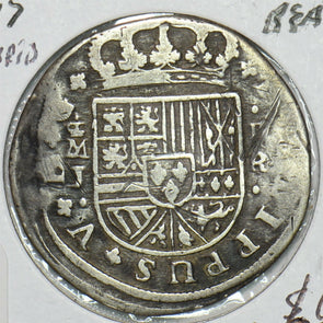 Spain 1717 2 Reales B0142 combine shipping