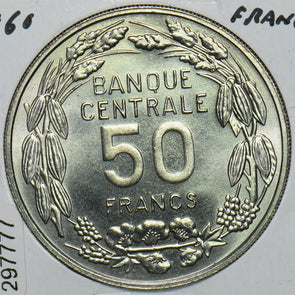 France 1960 50 Francs Eland animal Cameroon 297777 combine shipping