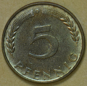 Germany 1950 5 Pfennig 191984 combine shipping