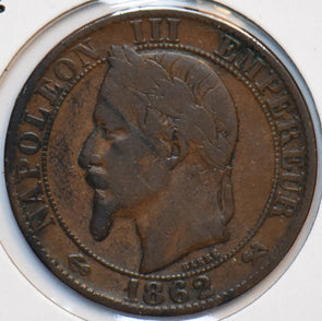 France 1862 K 5 Centimes Eagle animal 900600 combine shipping