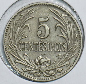 Uruguay 1924 5 Centesimos 241032 combine shipping