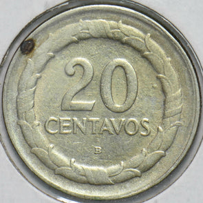 Colombia 1946 20 Centavos 192288 combine shipping