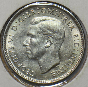 Australia 1943 D 6 Pence Kangaroo animal 193613 combine shipping
