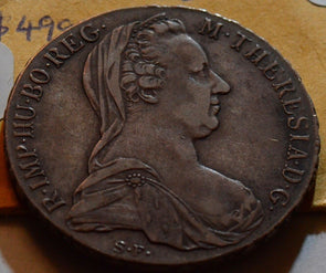 Austria early Restrike 1780 Thaler A0011 combine shipping