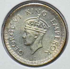 India British 1943 C 1/4 Rupee 294096 combine shipping