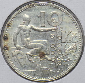 Czechoslovakia 1932 10 Korun 150398 combine shipping