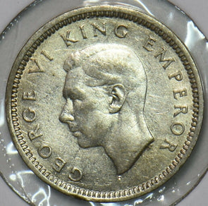 New Zealand 1943 3 Pence 152416 combine shipping