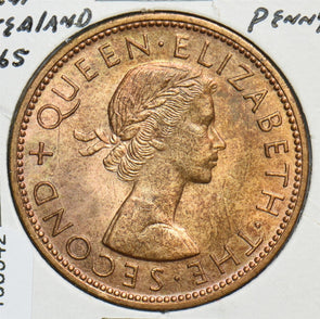 New Zealand 1965 Penny Tui Bird 198942 combine shipping