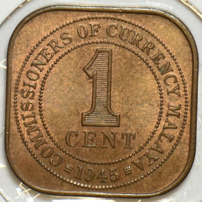 Straits Settlements 1945 Cent 197274 combine shipping