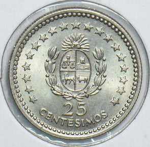 Uruguay 1960 25 Centesimos 298940 combine shipping
