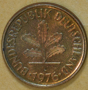 Germany 1976 5 Pfennig 292573 combine shipping
