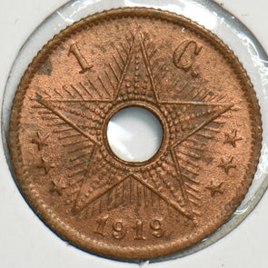 Belgium Congo 1919 Centime 491428 combine shipping