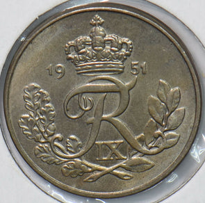 Denmark 1951 10 Ore  291268 combine shipping