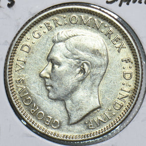 Australia 1943 S Shilling Ram 198850 combine shipping
