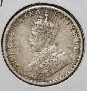 British India 1917 1/2 Rupee  291873 combine shipping