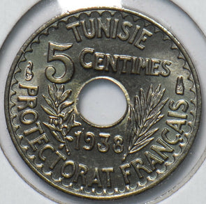 Tunisia 1938 5 Centimes 294182 combine shipping