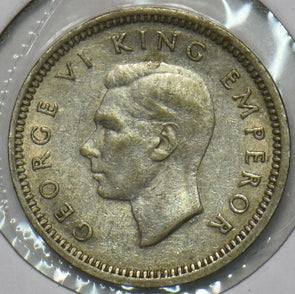 New Zealand 1944 3 Pence 903644 combine shipping
