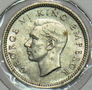 New Zealand 1944 3 Pence 297589 combine shipping