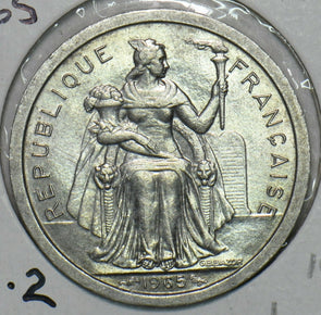 French Polynesia 1965 Franc BU 196937 combine shipping