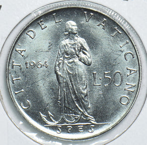 Vatican 1964 BB 50 Lire 198643 combine shipping