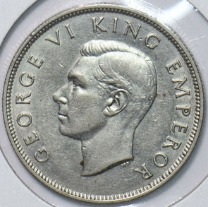 New Zealand 1941 1/2 Crown Ram animal George VI 292912 combine shipping