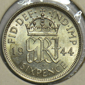 Great Britain 1944 6 Pence/Sixpence 240732 combine shipping