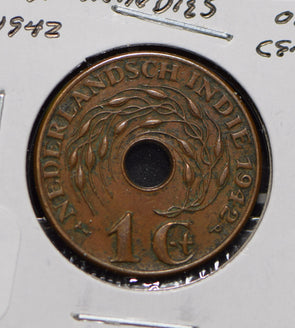 Netherlands East Indies 1942 Cent  901000 combine shipping