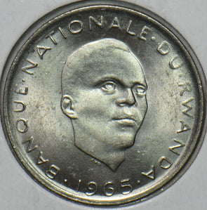Rwanda 1965 Franc 297395 combine shipping