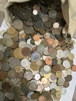 1LB of Foreign Coins Random Out of Bag B2U0168 combine shipping