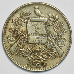 Guatemala 1900 1/2 Real Bird animal 298228 combine shipping