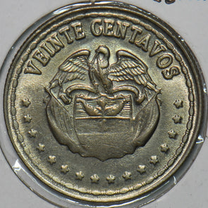 Colombia 1963 20 Centavos Eagle animal 196117 combine shipping