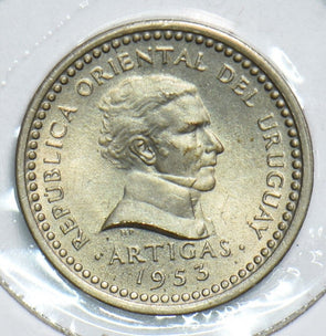 Uruguay 1953 Centesimo 298933 combine shipping