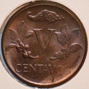 Colombia 1960 5 Centavos 196132 combine shipping