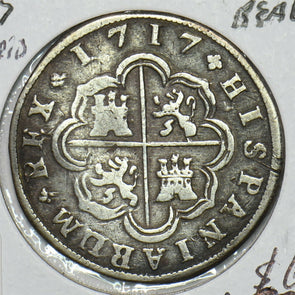 Spain 1717 2 Reales B0142 combine shipping