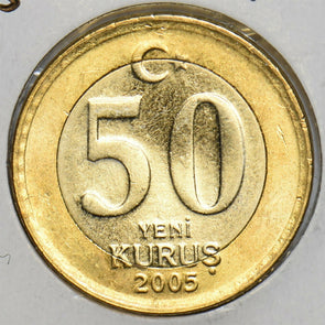 Turkey 2005 50 Kurus 904022 combine shipping