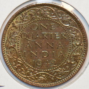 British India 1942 1/4 Anna 151602 combine shipping