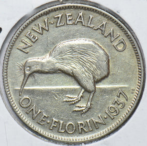 New Zealand 1937 Florin Kiwi Bird animal 240036 combine shipping