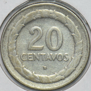 Colombia 1945 20 Centavos 192289 combine shipping