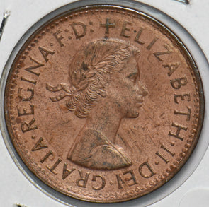 Australia 1961 1/2 Penny Kangaroo animal 192758 combine shipping