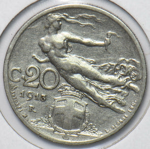Italy 1913 R 20 Centesimi 294911 combine shipping