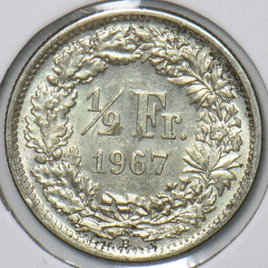 Switzerland 1967 1/2 Franc 151086 combine shipping