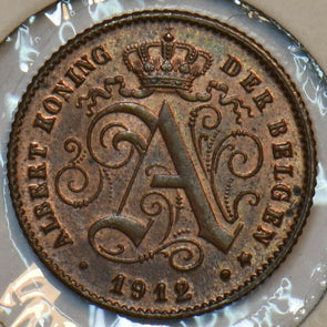 Belgium 1912 Cent Lion animal 296970 combine shipping