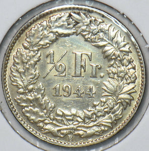 Switzerland 1944 1/2 Franc 194553 combine shipping