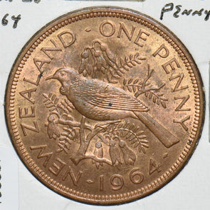 New Zealand 1964 Penny Tui Bird 198887 combine shipping