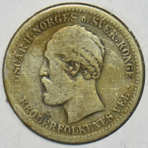 Norway 1892 Krone N0219 combine shipping