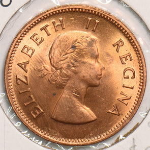 South Africa 1960 1/2 Penny BU 299383 combine shipping