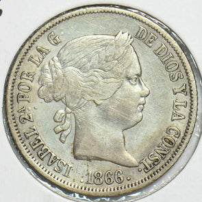 Spain 1866 40 Centimos 298123 combine shipping
